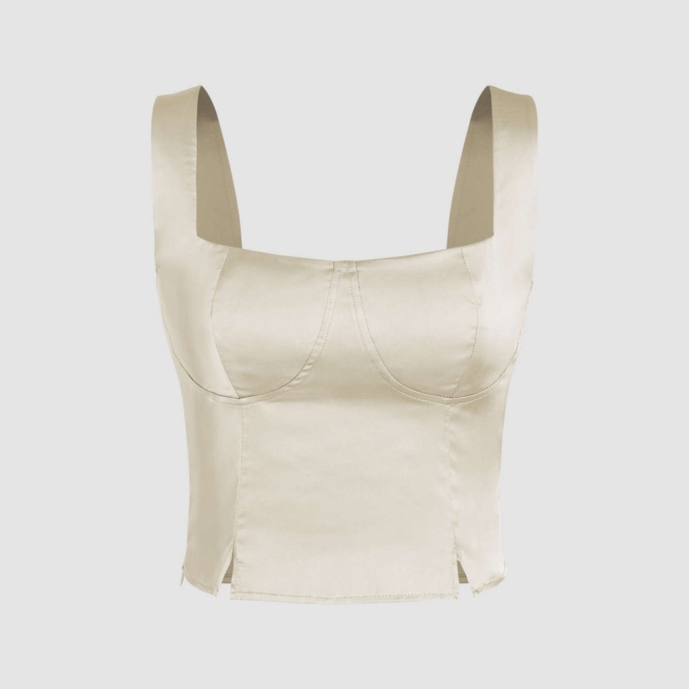 Satin‎ NEW Cider Square Neck Tank Size XS